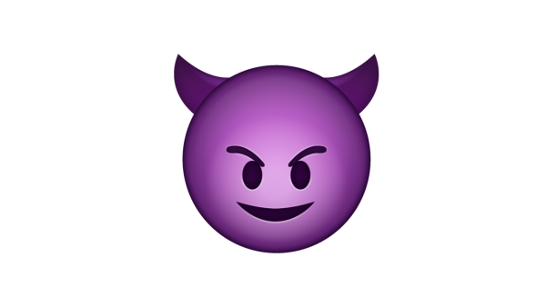 Эмодзи фиолетовый демон