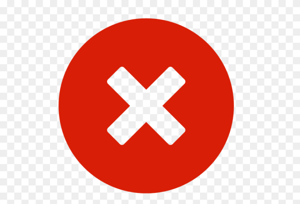 Смайл красный крест