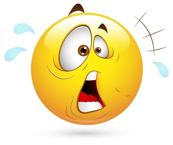 Смайлик с большими глазами