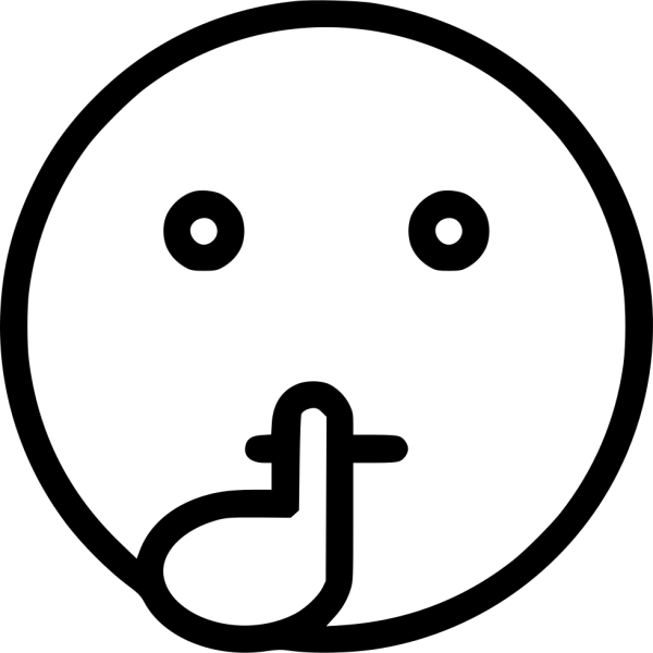 Пиктограмма тишина