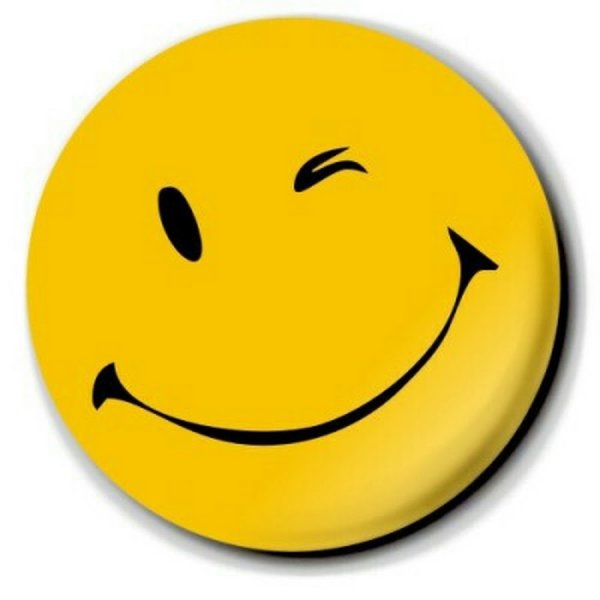 Подмигивающий и нет смайлик