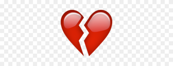 Разбитое сердце смайлик