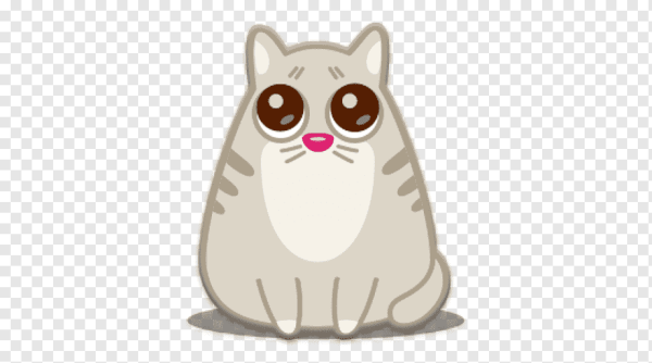 Милый котик со смайлами