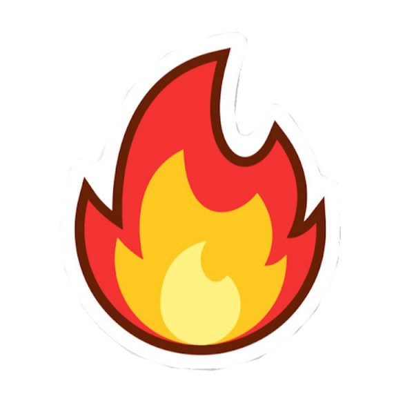 Костер стикер