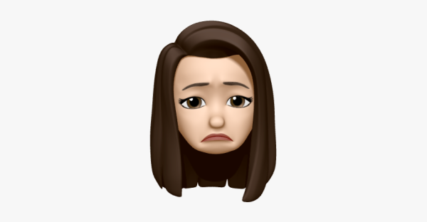 Мемоджи брюнетка