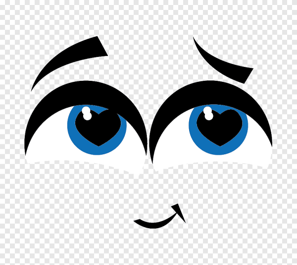 Мультяшные глаза и рот