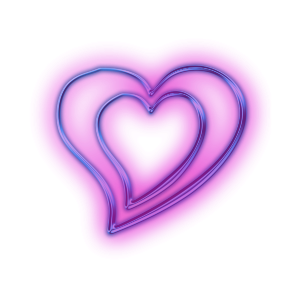 Смайл фиолетовое сердце