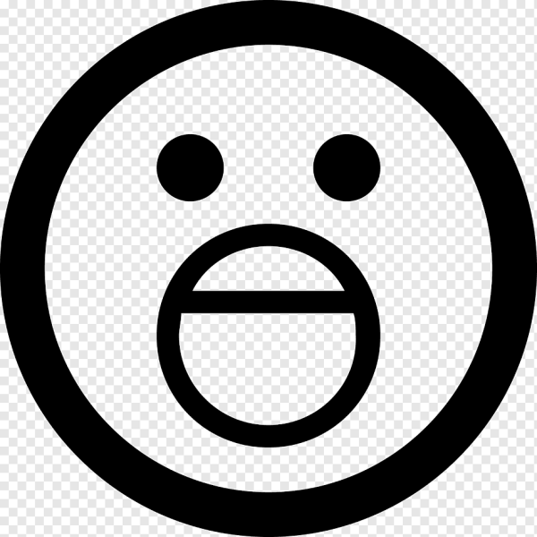 Иконки зевающих смайликов