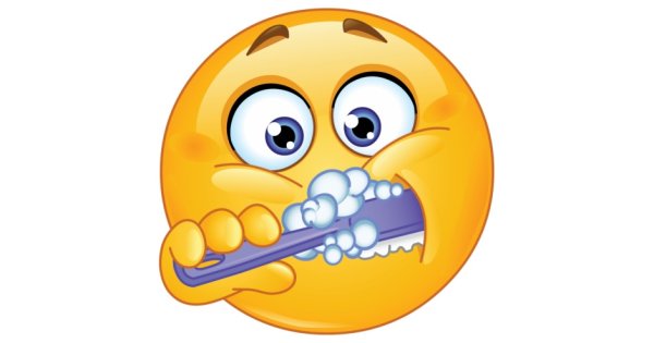 Зевающий смайлик