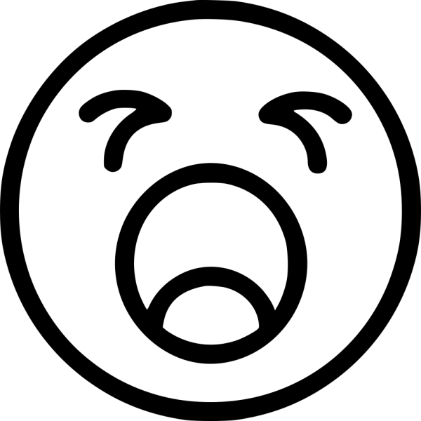 Зевать пиктограмма