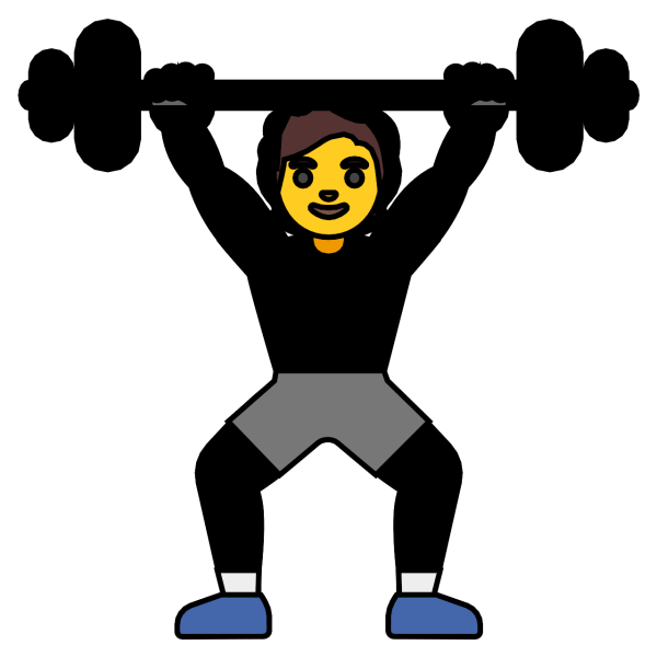 Человечек со штангой