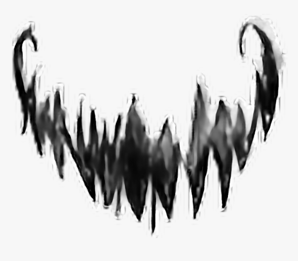 Демоническая улыбка без фона