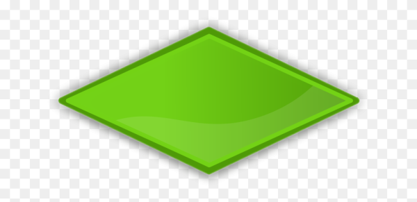 Зеленые ромбы на прозрачном фоне