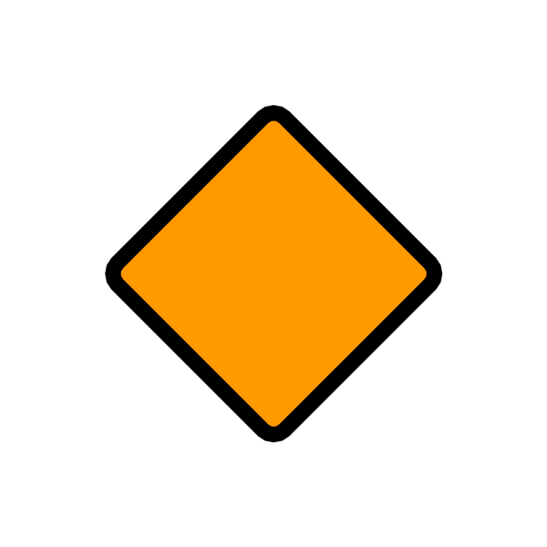 Оранжевый ромбик