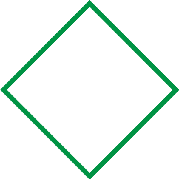 Зеленые ромбы на прозрачном фоне