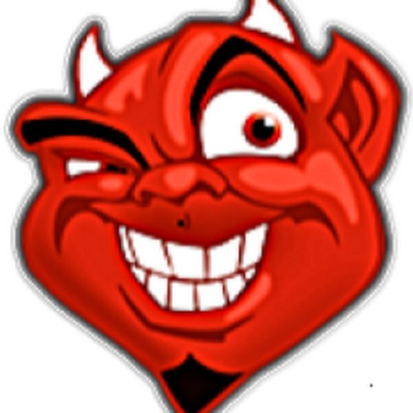 Смайлик смеющийся дьявол