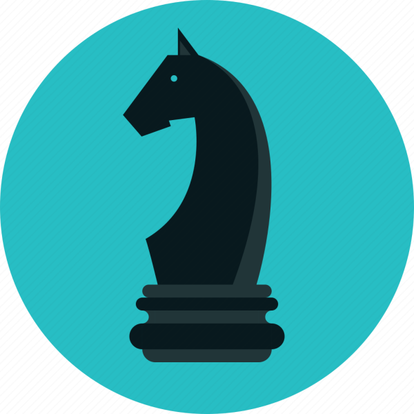 Шахматный конь Графика