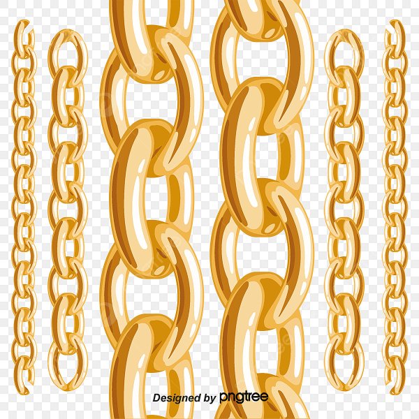 Золотая цепь вектор