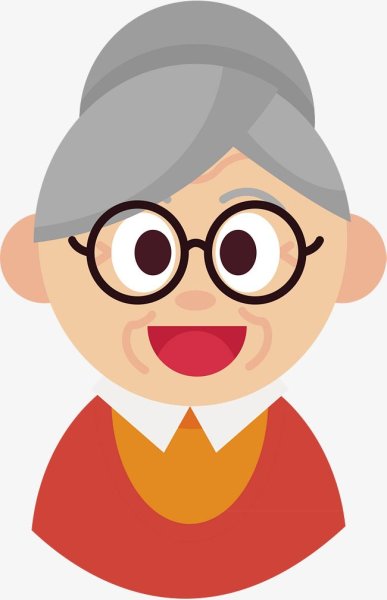 Голова бабушки