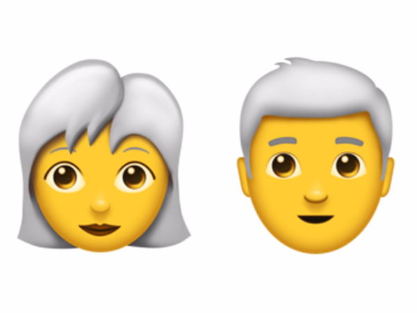 Эмодзи бабушка и дедушка