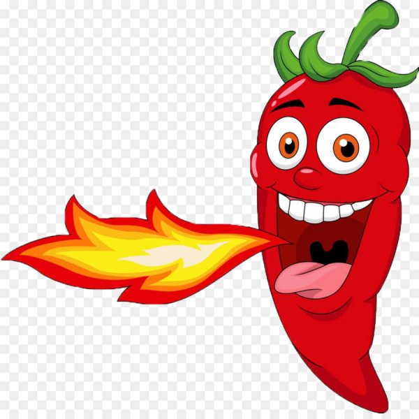 Острый перец мультяшный