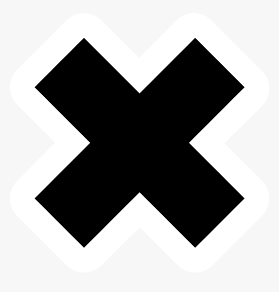 Наклейка крест