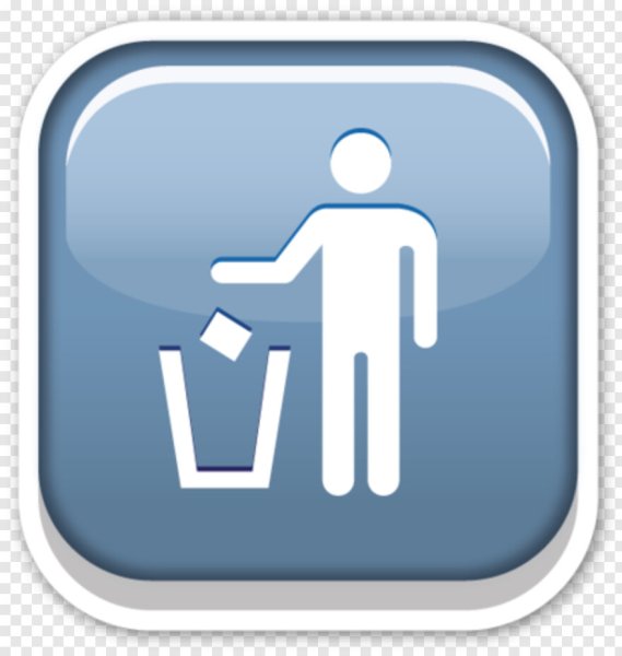 Смайлик мусорки