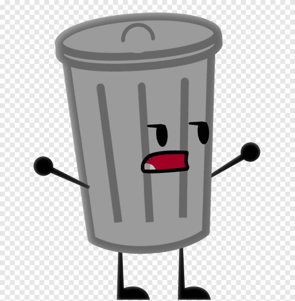 Мусорный бак с глазками