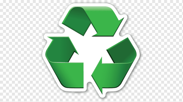 Значок вторичной переработки без фона