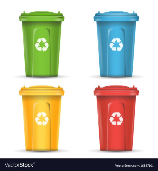 Сортировка мусора желтый контейнер