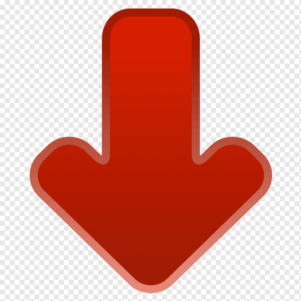 Изображение стрелки вниз