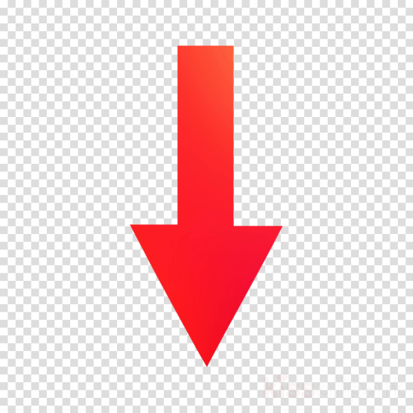 Красная стрелка вниз