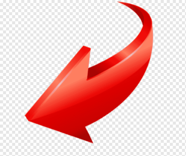 Стрелочка на Красном фоне