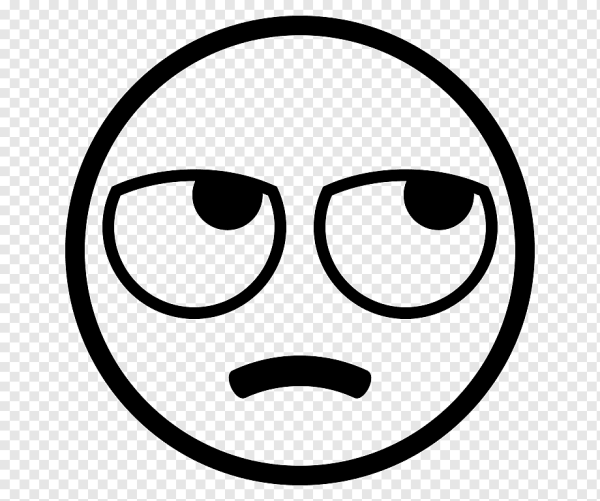 Серьезный смайлик