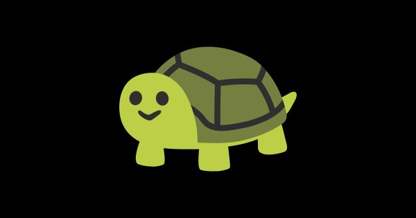 Эмодзи черепашка морская