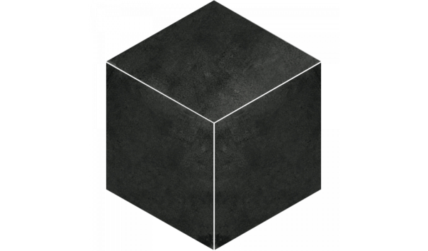 Черный металлический куб