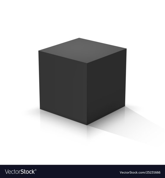 Блок чёрный куб