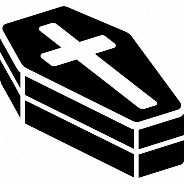 Стикер гроб