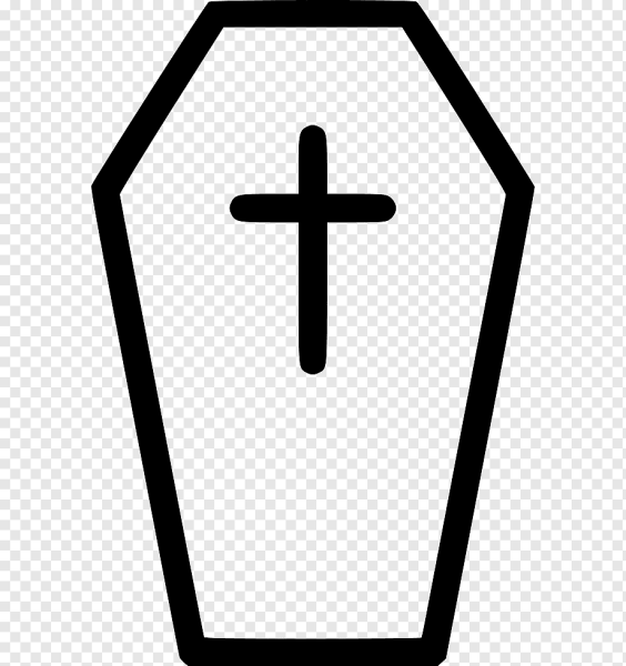 Гроб силуэт