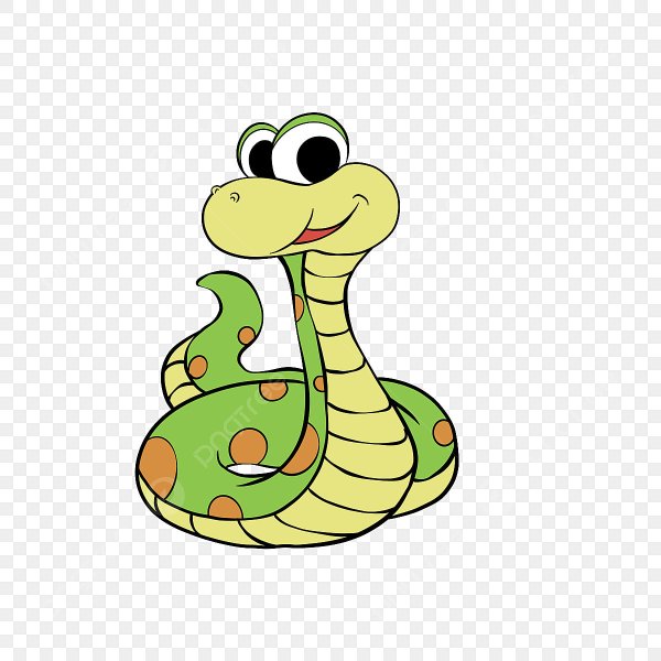 Наклейка змея детская