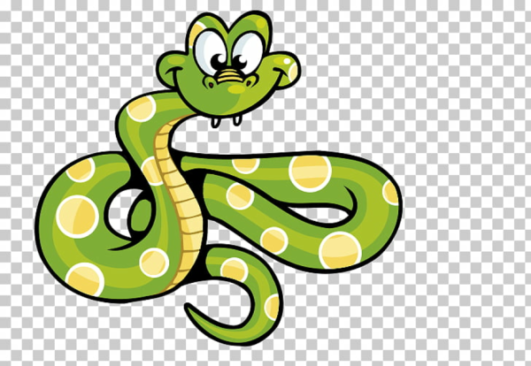 Змея мультяшный