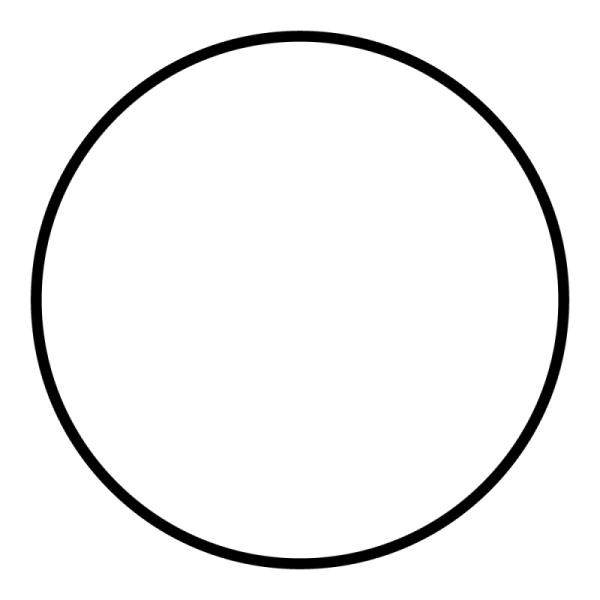 Круг контур