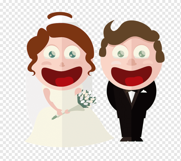 Наклейки жених и невеста