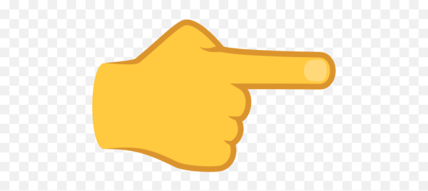 Смайлик палец вправо