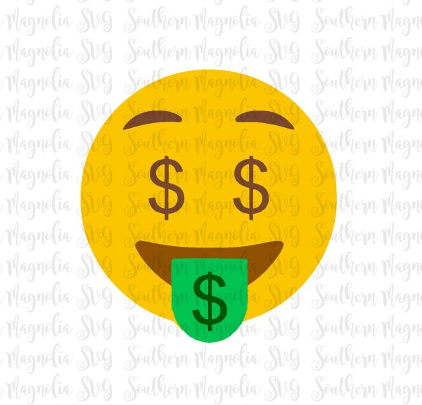 Смайлик с денежкой