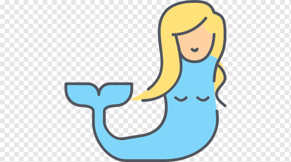 Mermaids line icon