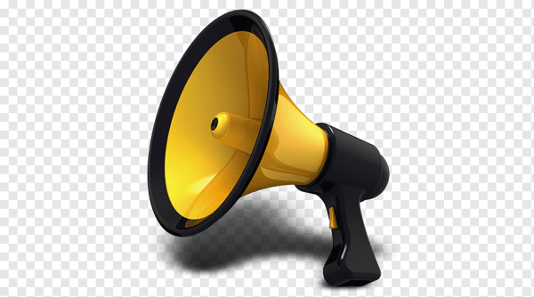 Громкоговоритель желтый