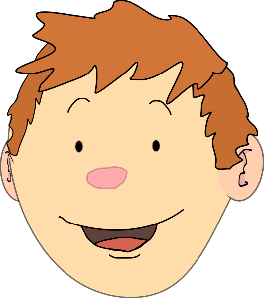 Мультяшный рыжий мальчик