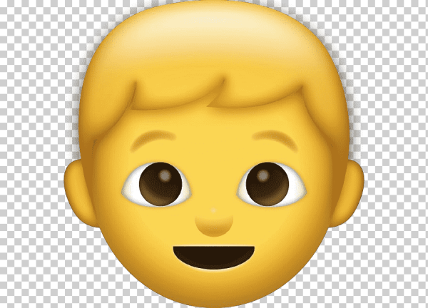 Смайлик лицо мальчика