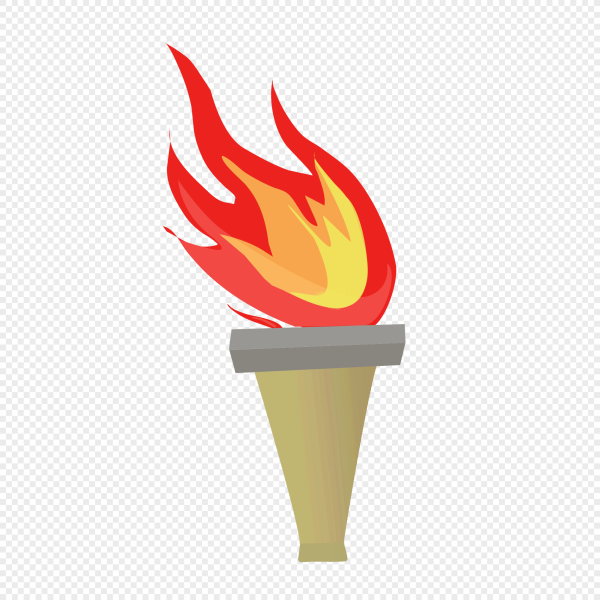 Факел рисунок детский